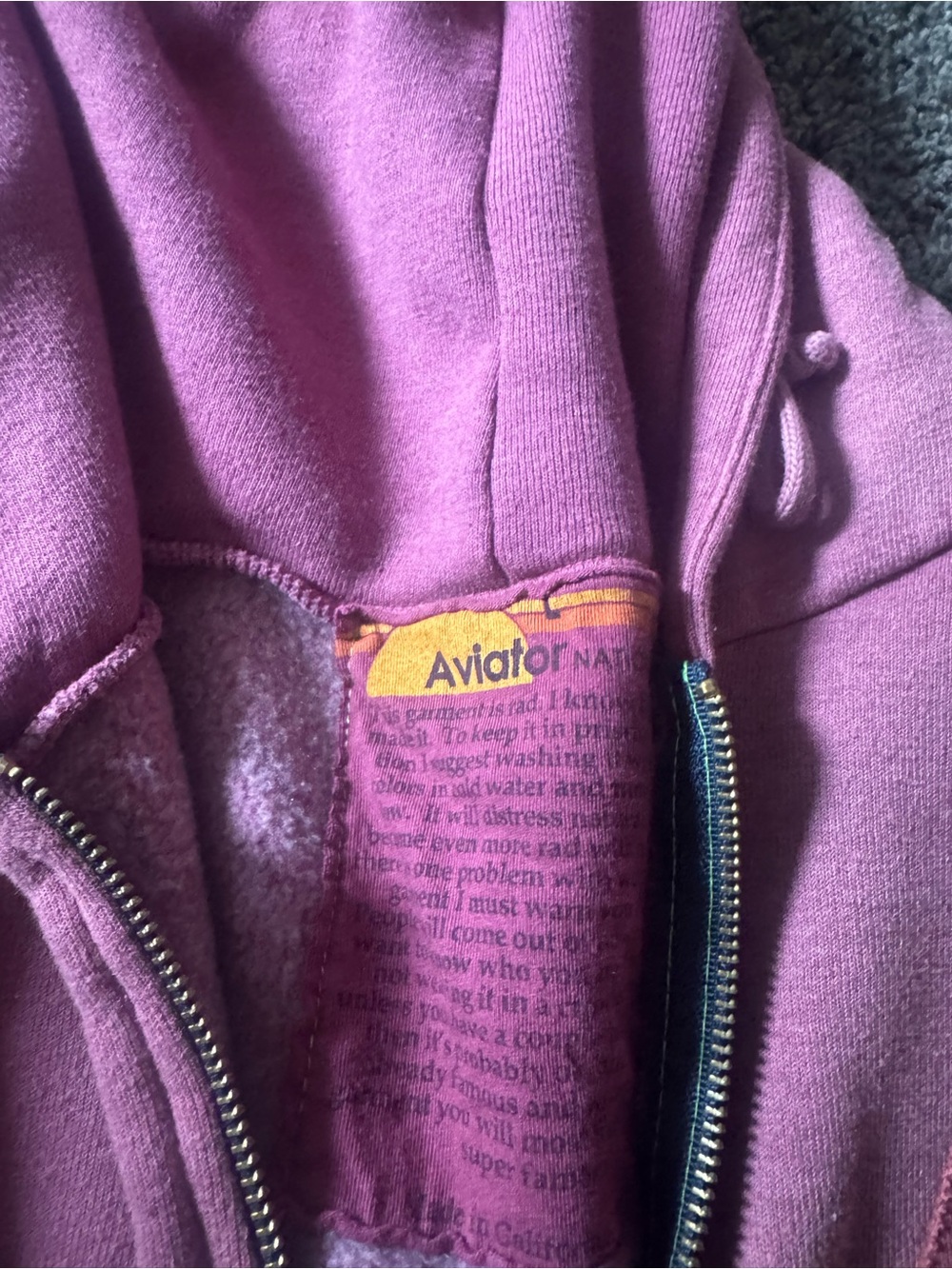 Aviator NationPink Hoodie Jacket